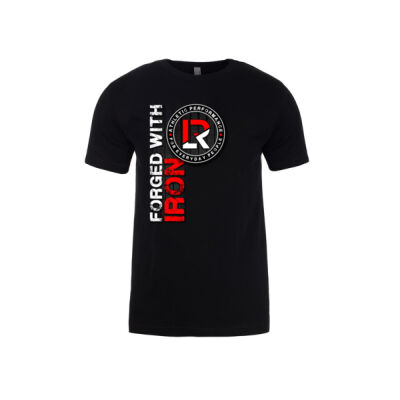 Slim fit Forged with Iron Tee Red/White logo Thumbnail